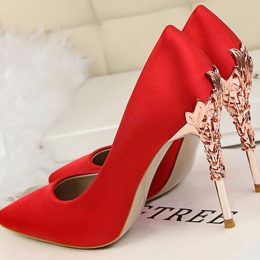 Zapatos de Tacón Stiletto Puntiagudo para Dama de Honor y Novia - Image 32