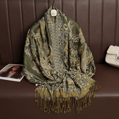 Chal Jacquard para Mujer - Ligero y Versátil para Primavera y Verano - Image 22