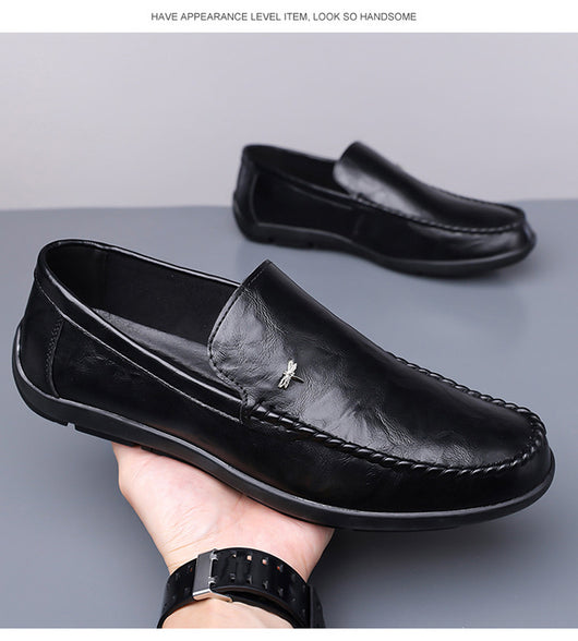 Zapatos Casuales de Cuero Transpirable para Hombre con Suela Suave - Image 13