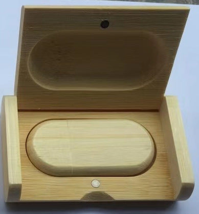 Set de Memorias USB Creativas en Madera - Bambú y Arce Premium - Image 4