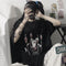 Camiseta Mujer Manga Corta Ajustable y Suelta