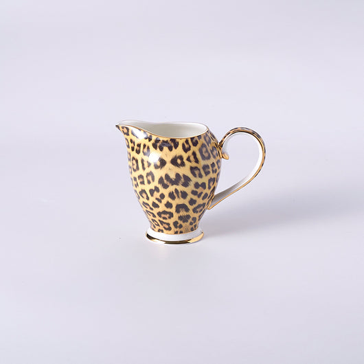 Juego de Taza y Platillo de Porcelana Fina con Diseño Leopardo - Image 10
