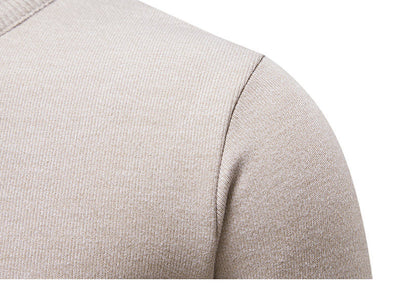 Suéter para Hombre con Forro Polar Grueso Cuello Redondo - Image 36
