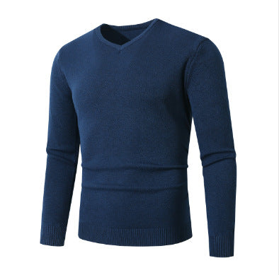 Suéter Base Layer Cuello V Manga Larga Estilo Europeo - Image 11