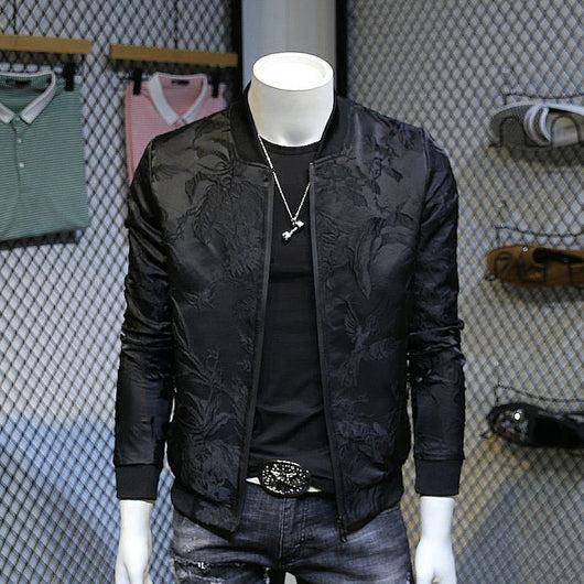 Chaqueta Beisbolera Slim Fit Cuello Clásico - Image 5