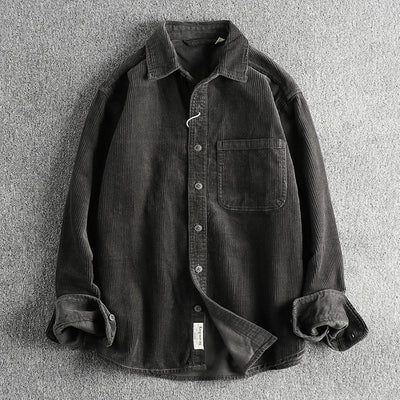 Camisa de Pana 100% Algodón Lavada Manga Larga - Image 10