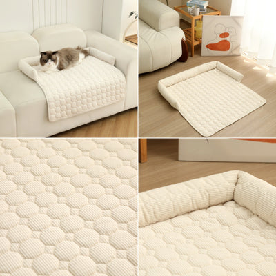 Cama Nido Calmante para Mascotas con Almohada Cervical y Manta Acolchada - Image 18