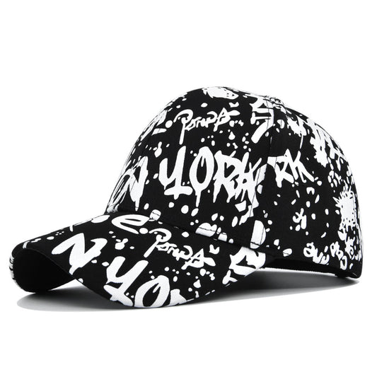 Gorra de Béisbol con Estampado Graffiti - Versátil y de Moda