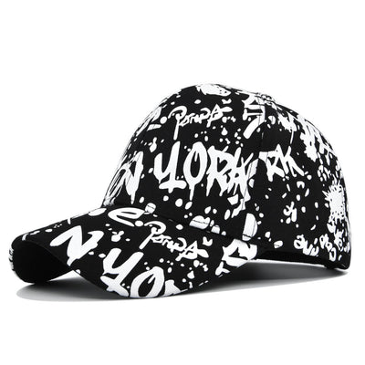 Gorra de Béisbol con Estampado Graffiti - Versátil y de Moda