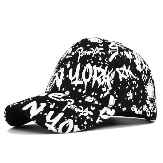 Gorra de Béisbol con Estampado Graffiti - Versátil y de Moda