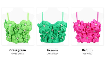 Top Bandeau Floral con Brillantes Dopamina - Image 14