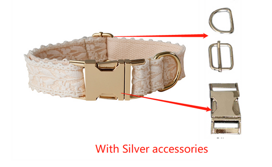 Collar para Mascotas con Moño de Encaje y Hebilla Metálica - Image 12