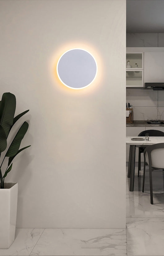 Lámpara LED de Pared Redonda Nórdica - Luz Moderna para Dormitorio y Pasillo - Image 15