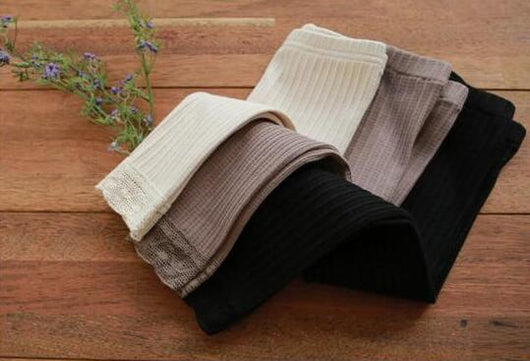 Leggings Elásticos Tejidos para Niños con Encaje Delicado - Image 2