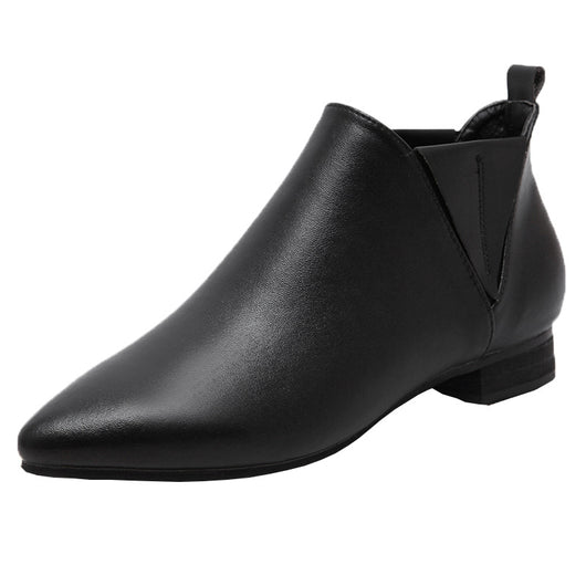Zapatos Planos de Cuero Ante Estilo Británico para Mujer Talla Grande - Image 3