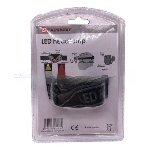 Linterna Frontal LED para Camping - 6 LEDs con Luz Blanca y Roja - Image 9
