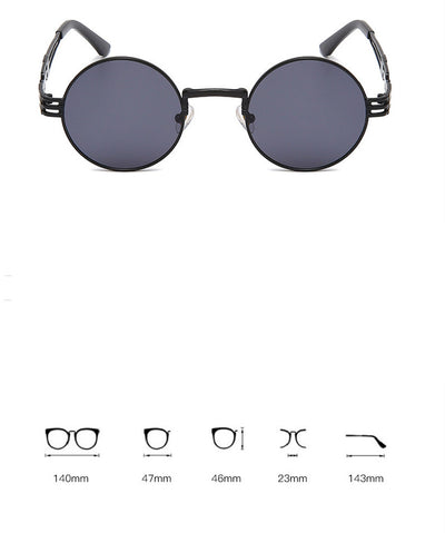 Gafas Redondas Huecas Retro Europeas - Estilo Vintage Personalizado - Image 10