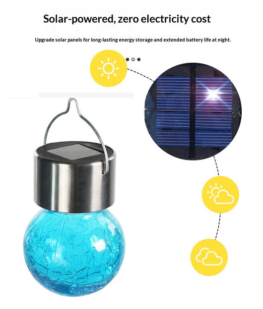 Lámpara Solar Colgante para Jardín, Patio y Garaje - Image 25