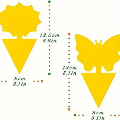 Trampa Adhesiva Doble Cara con Forma de Mariposa - Image 4
