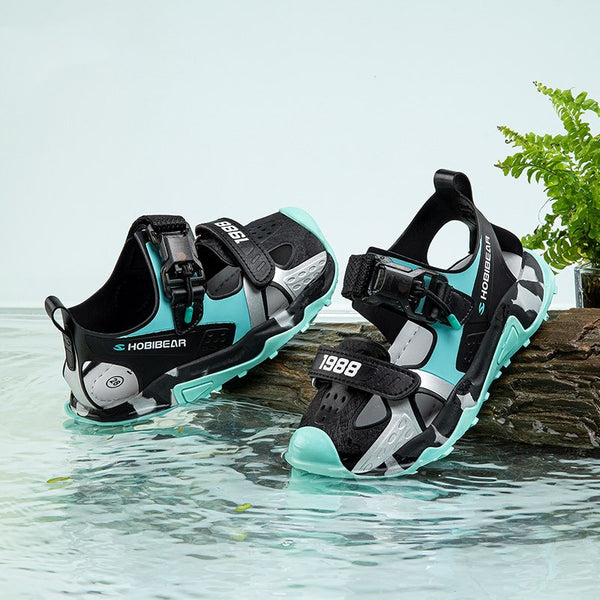 Sandalias Escolares Casual para Niños - Diseño Versátil en Colores Sólidos