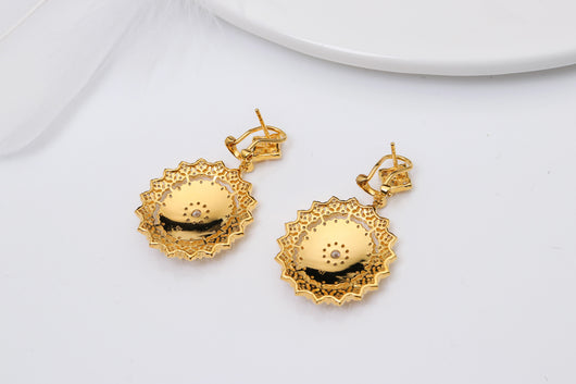 Aretes de Plata 925 Cepillados con Detalles Coloridos - Image 14