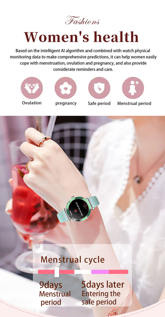 Reloj Inteligente H20 para Mujer con Llamadas Bluetooth HD - Image 32