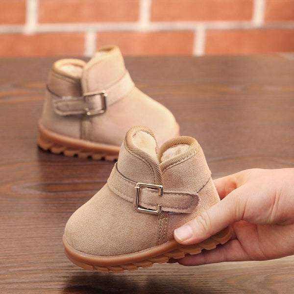 Botas Cortas Cálidas para Niños y Niñas - Impermeables y Antideslizantes