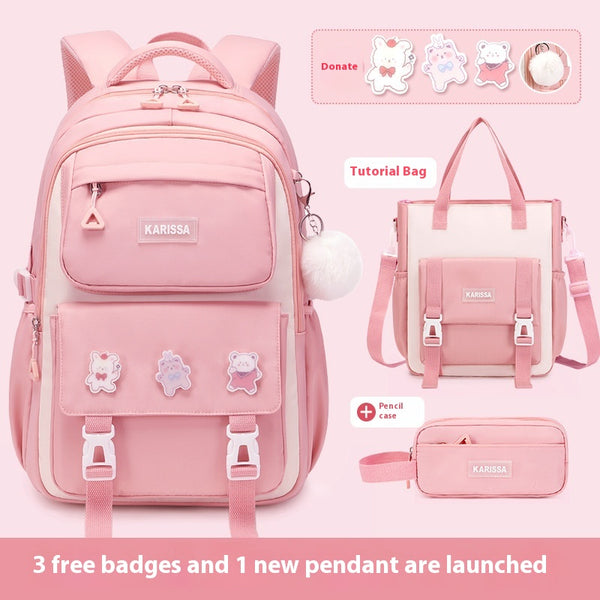 Mochila Escolar Impermeable de Tela Oxford para Niños