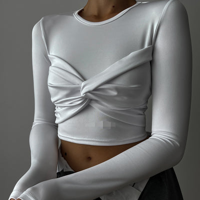 Blusa Manga Larga Elegante para Mujer - Image 3