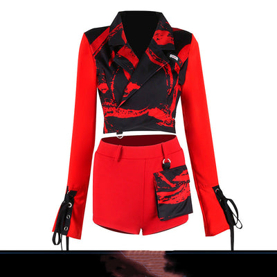 Traje de Actuación para Grupos de Danza Hip Hop y Canto Estilo Coreano - Image 13