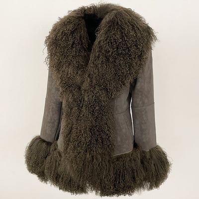 Chaqueta de Lana Gruesa con Acabado Ante - Image 12