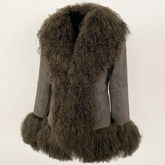 Chaqueta de Lana Gruesa con Acabado Ante - Image 12