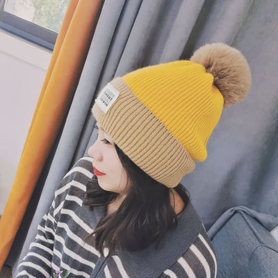 Gorro de Lana Coreano Retorcido Trend Otoño e Invierno - Image 5