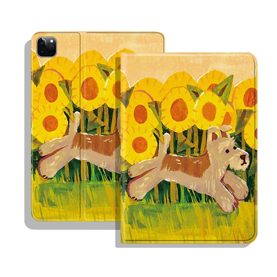 Protector de Piso Girasol con Schnauzer - Diseño Adorable - Image 6