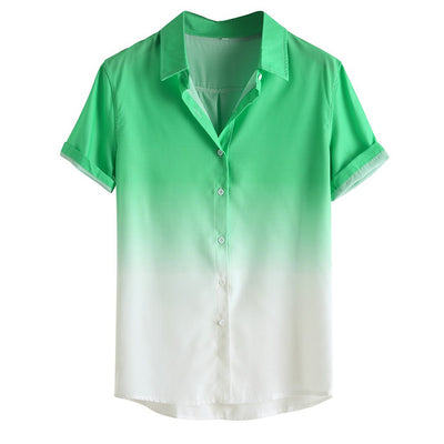 Camisa de Manga Corta con Degradado para Hombre - Image 16