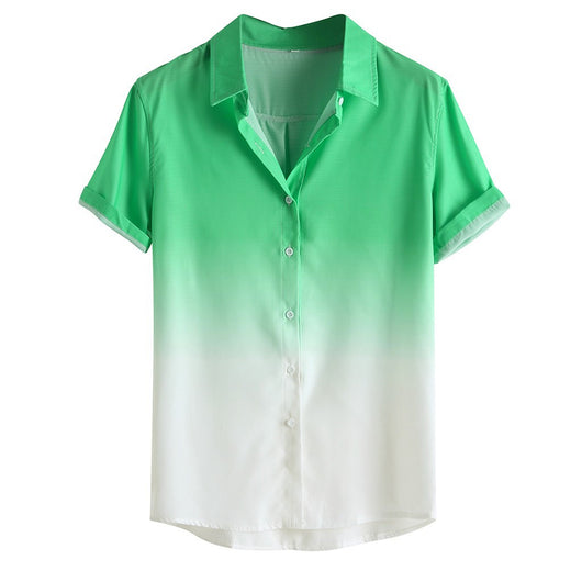 Camisa de Manga Corta con Degradado para Hombre - Image 16
