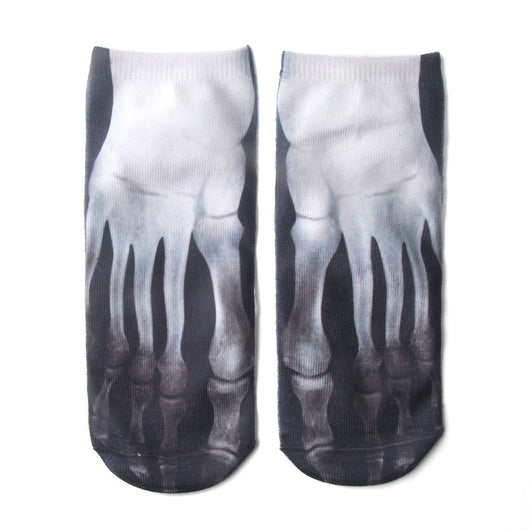 Calcetines Personalizados de Algodón con Estampado 3D Calavera de Cerdo para Hombre y Mujer - Image 20