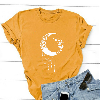 Playera Estampada con Personajes de Dibujos Animados en Inglés para Mujer - Image 12