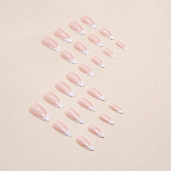 Uñas Postizas Francesas de Moda para Mujer