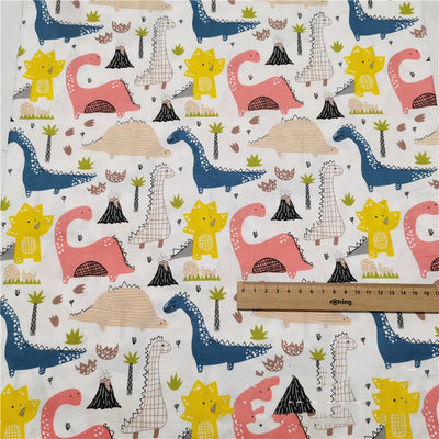 Tela de Algodón Puro para Sábanas con Estampado de Dinosaurios - Image 13