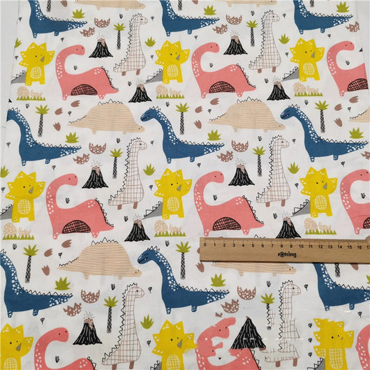 Tela de Algodón Puro para Sábanas con Estampado de Dinosaurios - Image 13
