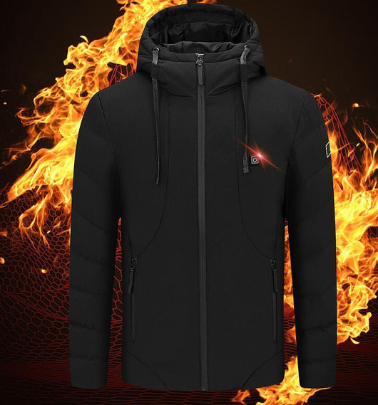 Chaqueta Térmica de Algodón con Carga USB