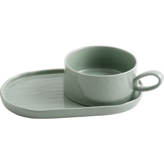 Juego de Platos y Tazas para Desayuno con Asa - Vajilla Creativa para el Hogar - Image 9