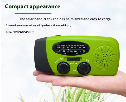Radio de Emergencia Solar Portátil con 3 LEDs - Image 11