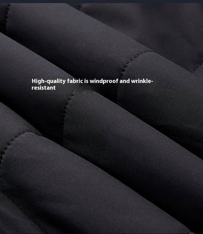 Chaqueta Acolchada de Invierno para Hombre con Cuello Alto - Image 14