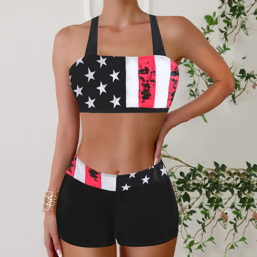 Bikini Triángulo Halter Cintura Alta - Image 16