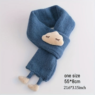 Bufanda Tejida para Niños - Diseño Nubes Suave y Cálida - Image 4