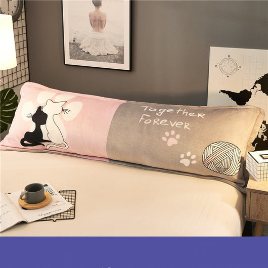 Almohada Lovers Coral Fleece Extra Grande 1.5m - Calidez Invernal Cartoon - Image 3