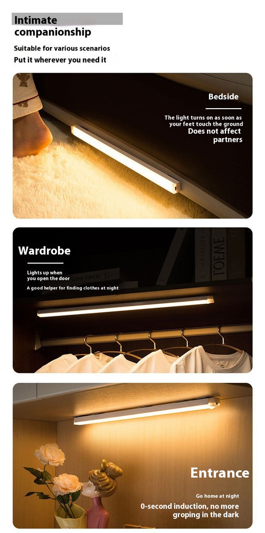 Lámpara LED con Sensor Infrarrojo y Carga Magnética para Armario, Vinoteca y Dormitorio - Image 14