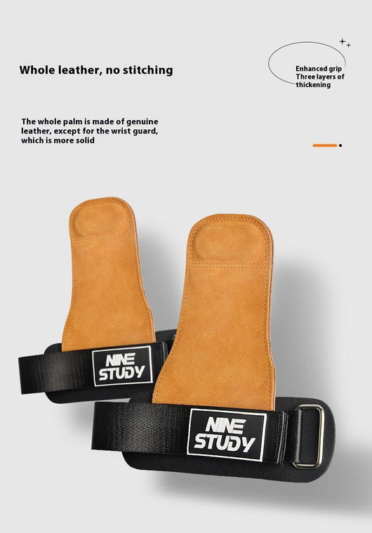 Guantes de Fitness con Soporte de Palma - Cuero Grueso de 3 Capas para Hombre y Mujer - Image 18
